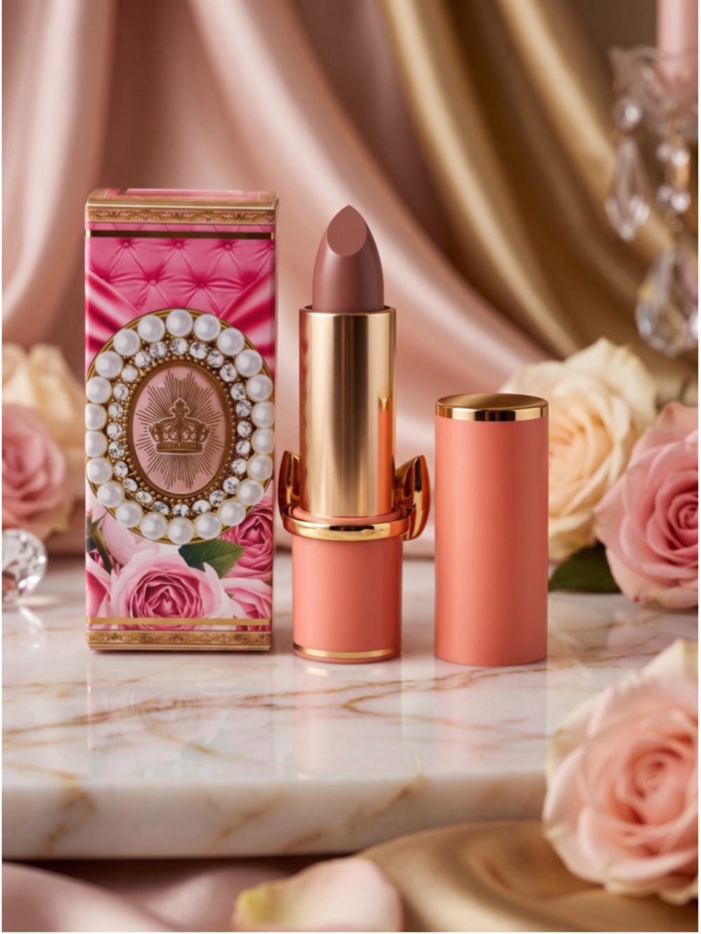 SatinAllure Lipstick - 648 Nude Fantasia by Pat Mcgrath Labs for Women - 0.13 oz